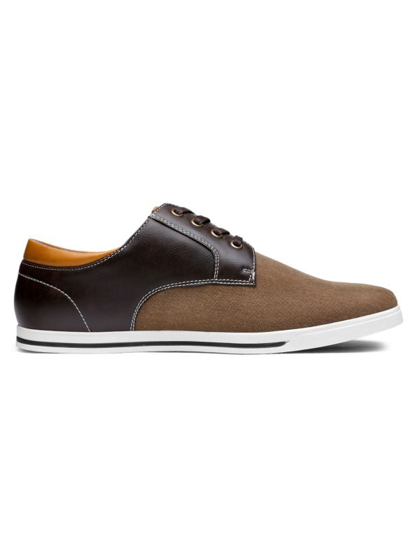 Bruno Marc Rivera Canvas Derby Shoes